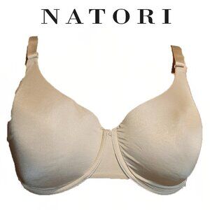 Natori Liquid Full Fit Contour Underwire Bra NWT Tan 36D